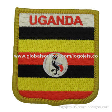Embroidered Patch with Heat-cut Boarder and Twill Background